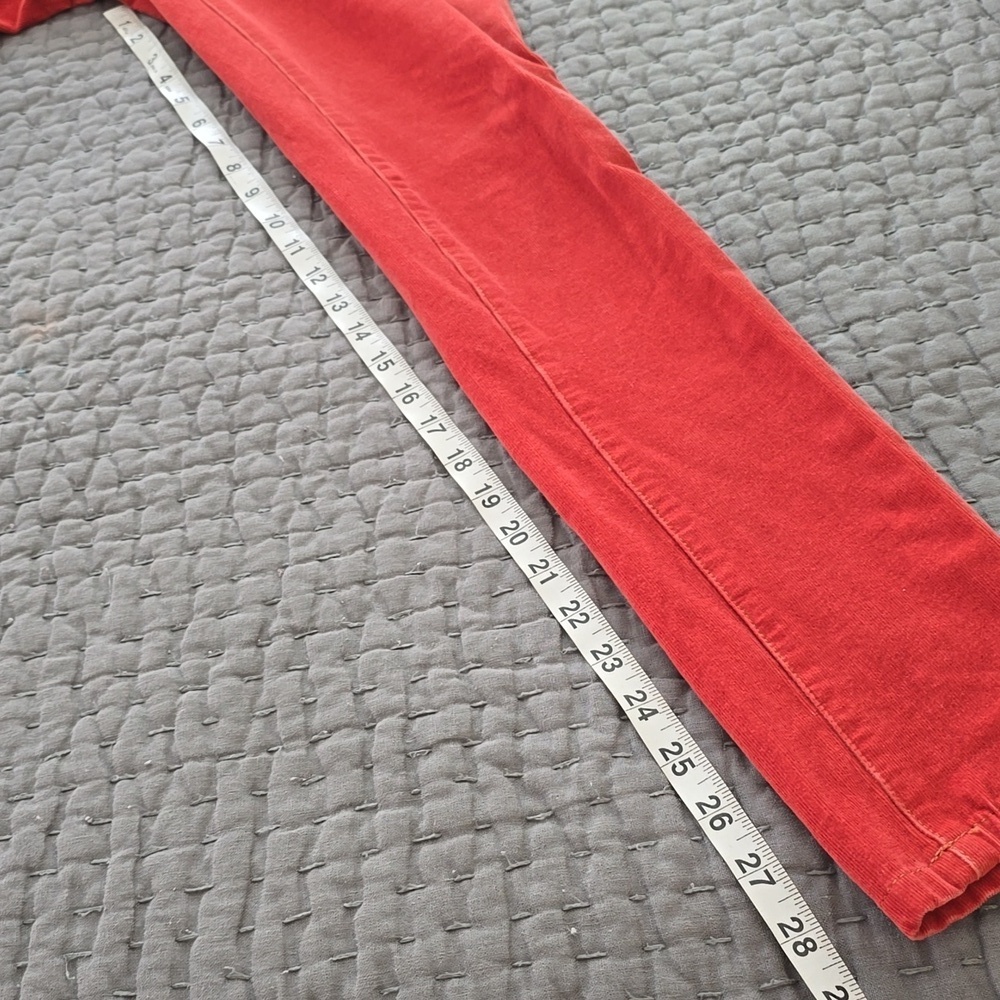 Pilcro And The Letterpress Rust Serif Skinny Corduroy Pants - Picture 9 of 15